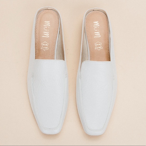 THE FLEUR WHITE | BUSINESS LOAFER MULE Mi.iM - Picture 4 of 7